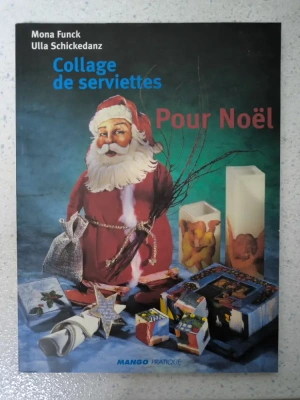 Livre créatif pour Noël, collage de serviettes — image 1