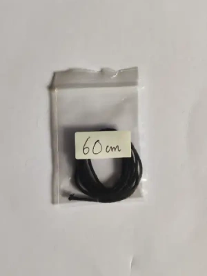 Fil de coton noir 60cm — image 2
