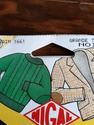 Patchs renfort coudes imitation daim noir Nigal — image 3