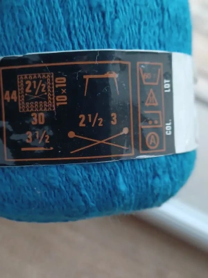 Coton boutonné bleu — image 3
