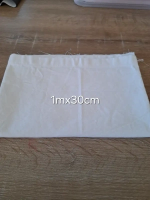 Coupon de bachette de coton blanche — image 1