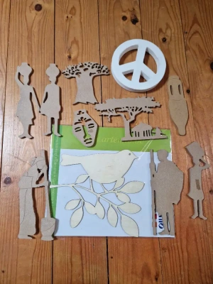 Lot formes en bois — image 1