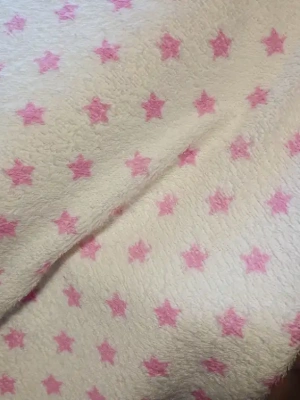 Stenzo Eponge coton blanc / étoiles roses — image 2