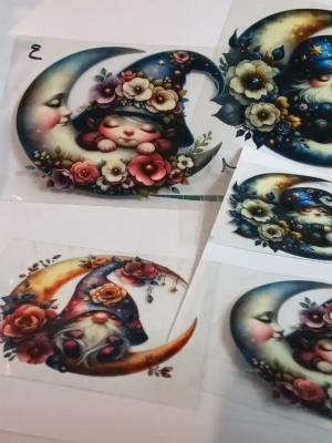 Lot de 13 stickers uvdtf diverses tailles lot n 16 — image 1