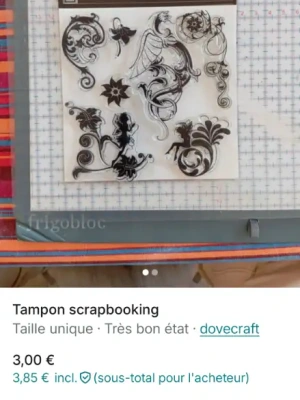 Tampon arabesque et fée — image 1