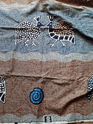 Tissu Wax motif oiseau — image 2