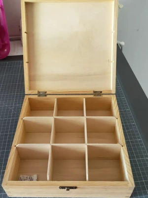 Boite en bois à décorer — image 1