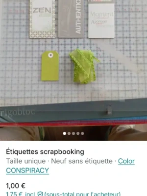 Chipboards tag et ruban — image 1