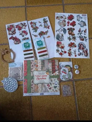 Gros lot scrapbooking Noël large