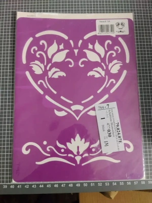 Pochoir coeur — image 1
