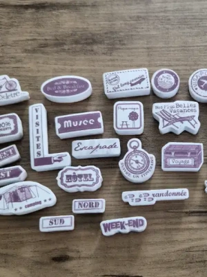 Lot de tampons thème Voyage — image 1