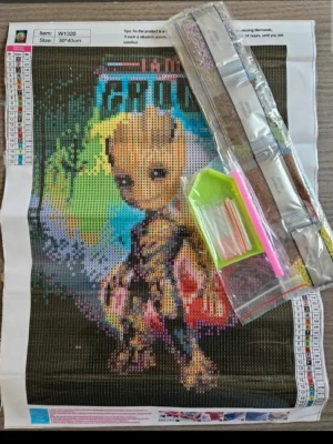 Diamond painting, Groot, 30x40cm — image 1