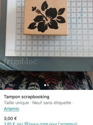 Tampon bois hibiscus — image 1