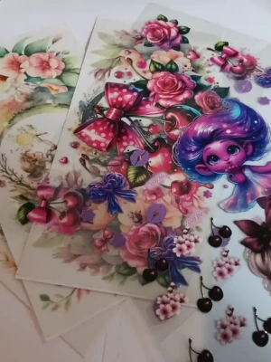 Lot 6 stickers uvdtf pour 16 OZ lot  n 11 — image 1