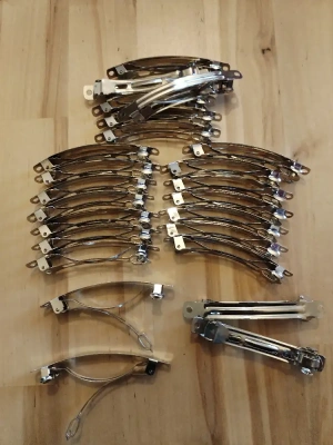 10 Barrettes à décorer 8,5 cm — image 1