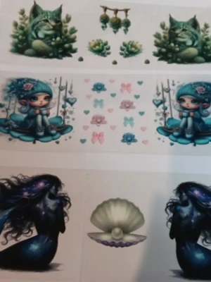 3 stickers uvdtf 11 OZ ( pour tasse) lot n 6 — image 1