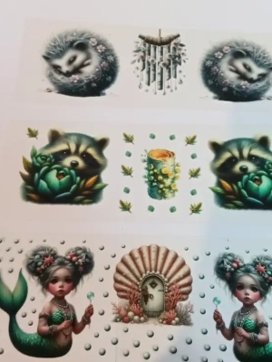 3 stickers uvdtf pour des 11 OZ ( pour les tasses) lot n5 — image 1