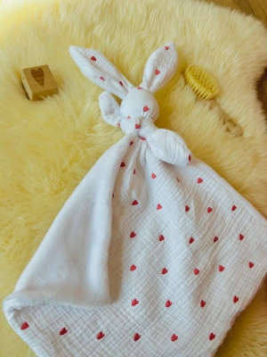 Tissu doudou blanc — image 2