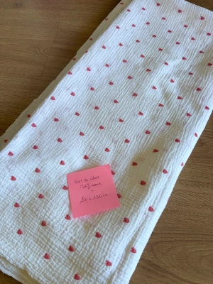 Tissu gaz de coton cœur — image 2