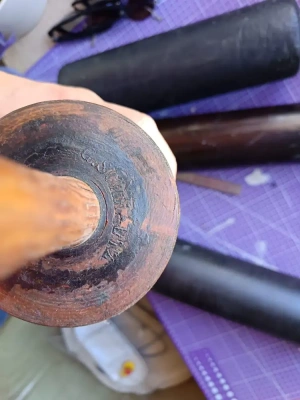 Rouleaux en cuir pour lithographie / gravure – 32 et 35 cm — image 3