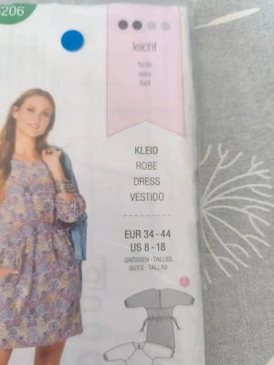 Patron de couture modèle robe 6206 de marque burda style  Neuf sous emballage d'origine jamais utilisé — image 2