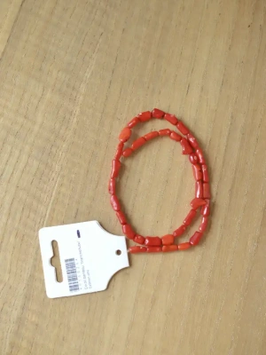 Fil corail bambou rouge 6x9 mm — image 1