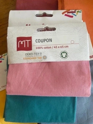 6 coupons de tissu 100% coton — image 6
