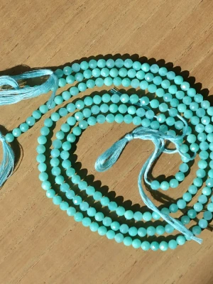 Lot de 3 fils d'Amazonite 4,5 mm — image 1