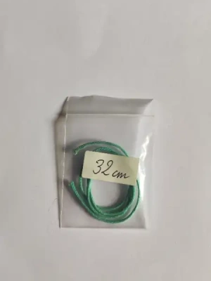 Fil de coton turquoise 32cm — image 2