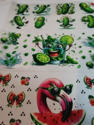 Lot 3 stickers uvdtf pour 16 OZ lot  n 7 — image 1