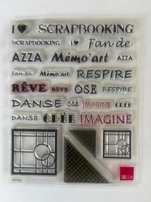 Tampons clear Scrapbooking Azza — image 1