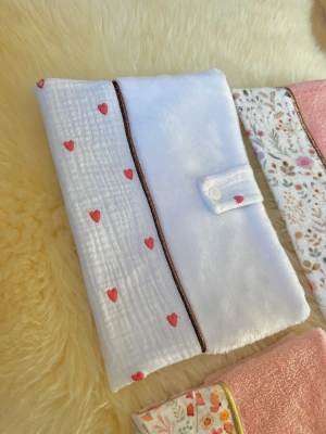 Tissu gaz de coton cœur — image 4