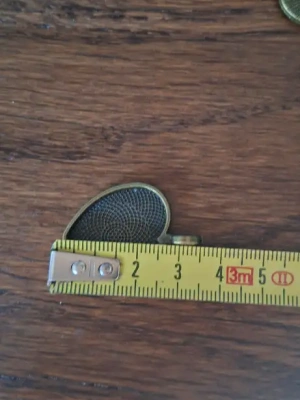 Lot 5 pendentifs cœur en métal pour cabochons — image 4