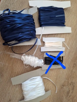 Lot de ruban satin 3mm — image 1