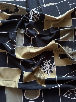 Coupon tissu imprimé fluide — image 2