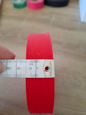 Biais plat rouge Largeur 30mm — image 3