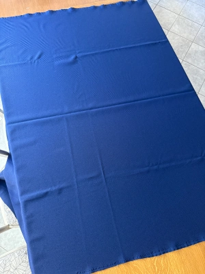 1m45 x 1m60 tissu épais bleu marine mini