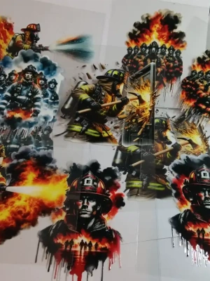 Lot de 10 stickers uvdtf 10 cm lot n 19 — image 1