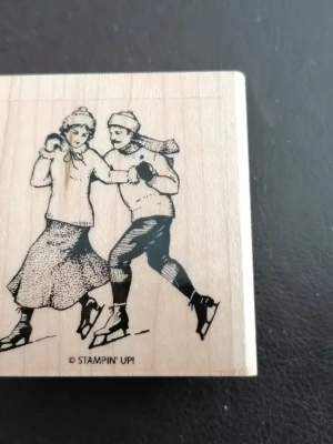 Tampon bois stampin'up Danseurs mini