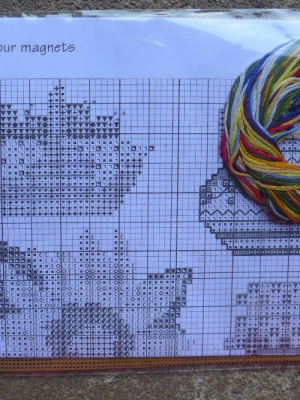 kit broderie point de croix — image 1