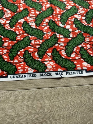 Tissu Wax Africain large