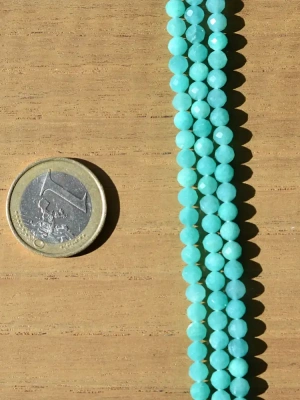 Lot de 3 fils d'Amazonite 4,5 mm — image 3