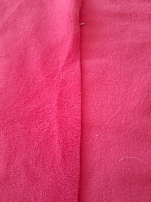 Coupon de polaire couleur corail — image 2
