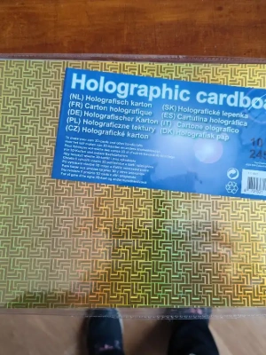cartons A4 holographique — image 1