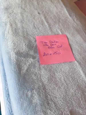 Tissu Doudou bleu ciel — image 2