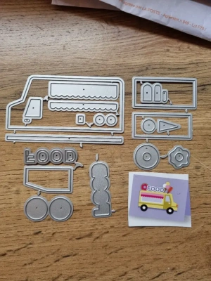 Matrices d'embossage Food truck mini
