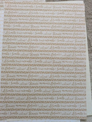 lot de 8 pages AZZA large