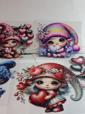 Lot de 10 stickers uvdtf 10 cm environ lot n 24 — image 1