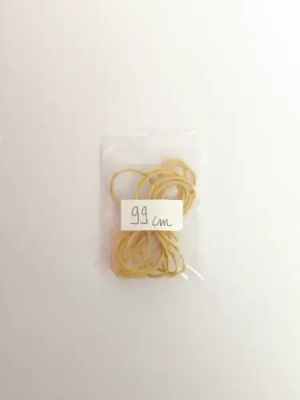 Fil de coton jaune pâle 99cm — image 1