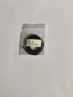 Fil de coton noir 51 cm — image 2
